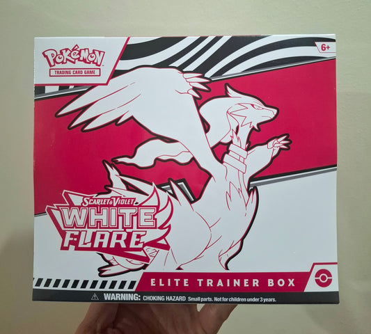 White Flare Elite Trainer Box (ETB)**
