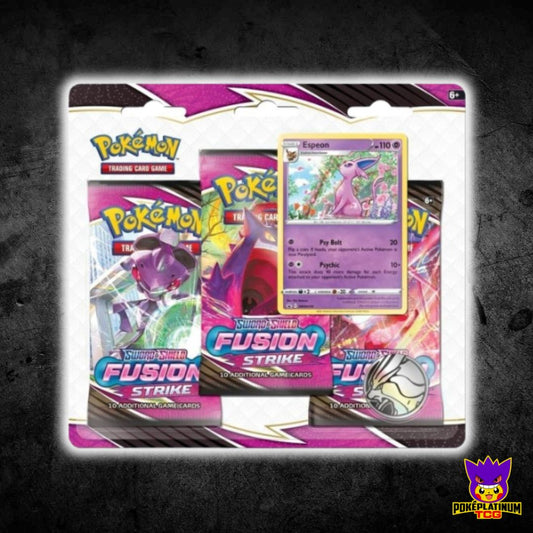Fusion Strike 3-Pack Blister - Espeon Promo