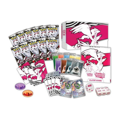 White Flare Pokémon Center EXCLUSIVE Elite Trainer Box WITH ACRYLIC CASE