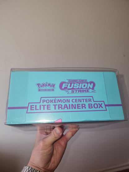 Fusion Strike POKEMON CENTRE Exclusive Elite Trainer Box (PC ETB) with Semi Rigid Protector Case**