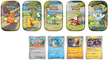 Scarlet & Violet Series 5-Pack Paldea Friends Mini Tins Collectible Box
