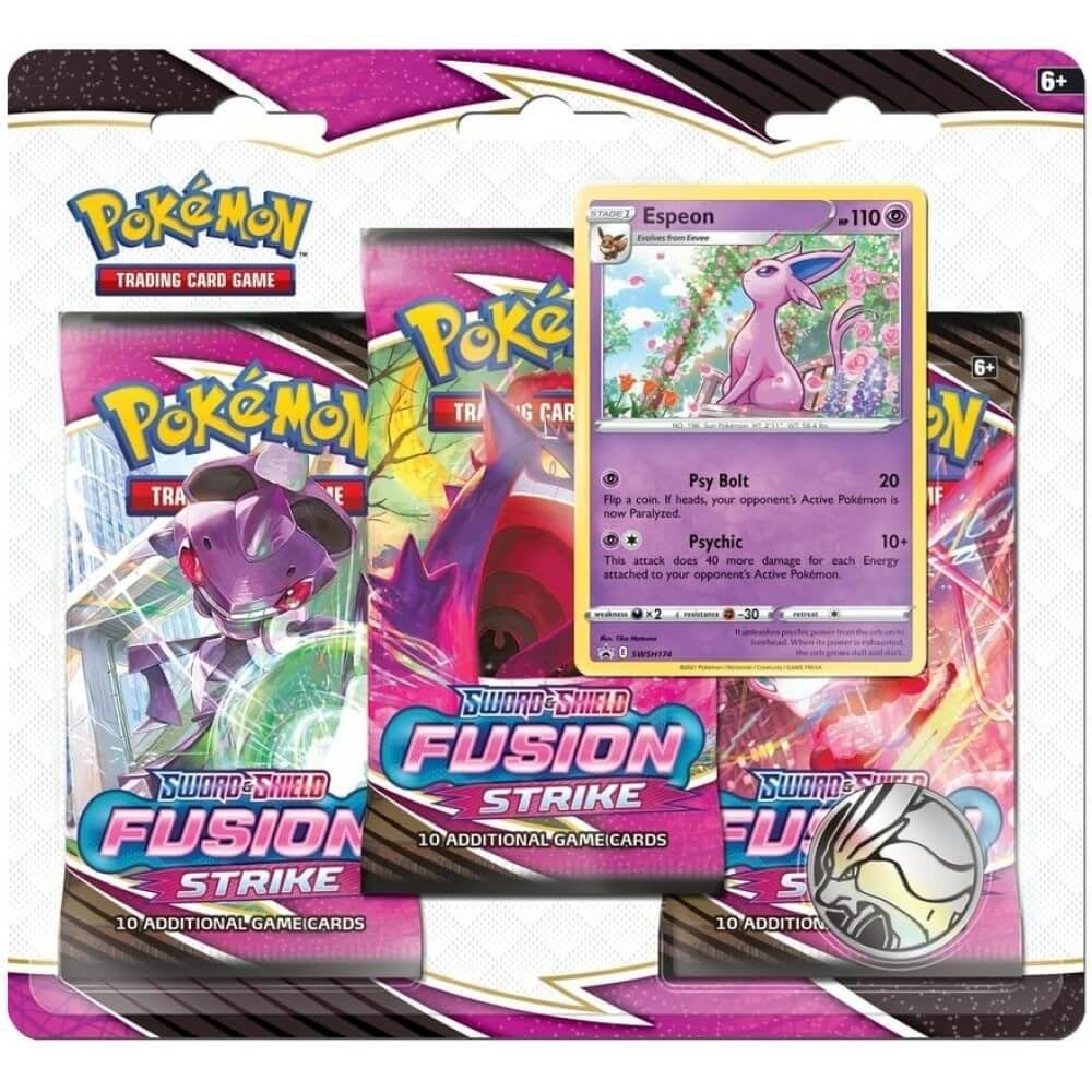 Fusion Strike 3-Pack Blister - Espeon Promo
