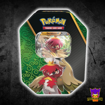 Divergent Powers Tin (Hisuian Decidueye V) - Contains 4 SWSH packs