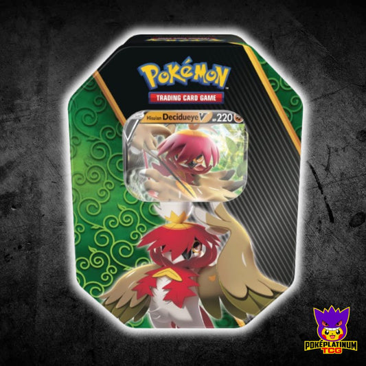 Divergent Powers Tin (Hisuian Decidueye V) - Contains 4 SWSH packs