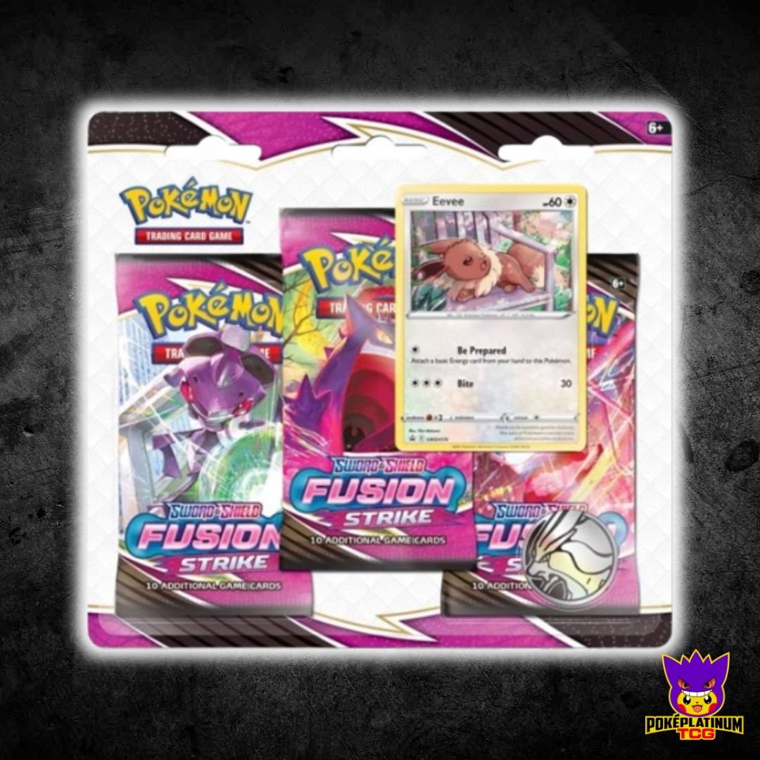 Fusion Strike 3-pack Blister - Eevee Promo