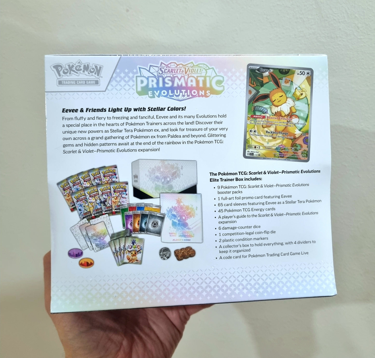 Prismatic Evolutions Elite Trainer Box (ETB) with Semi Rigid Protector Case**