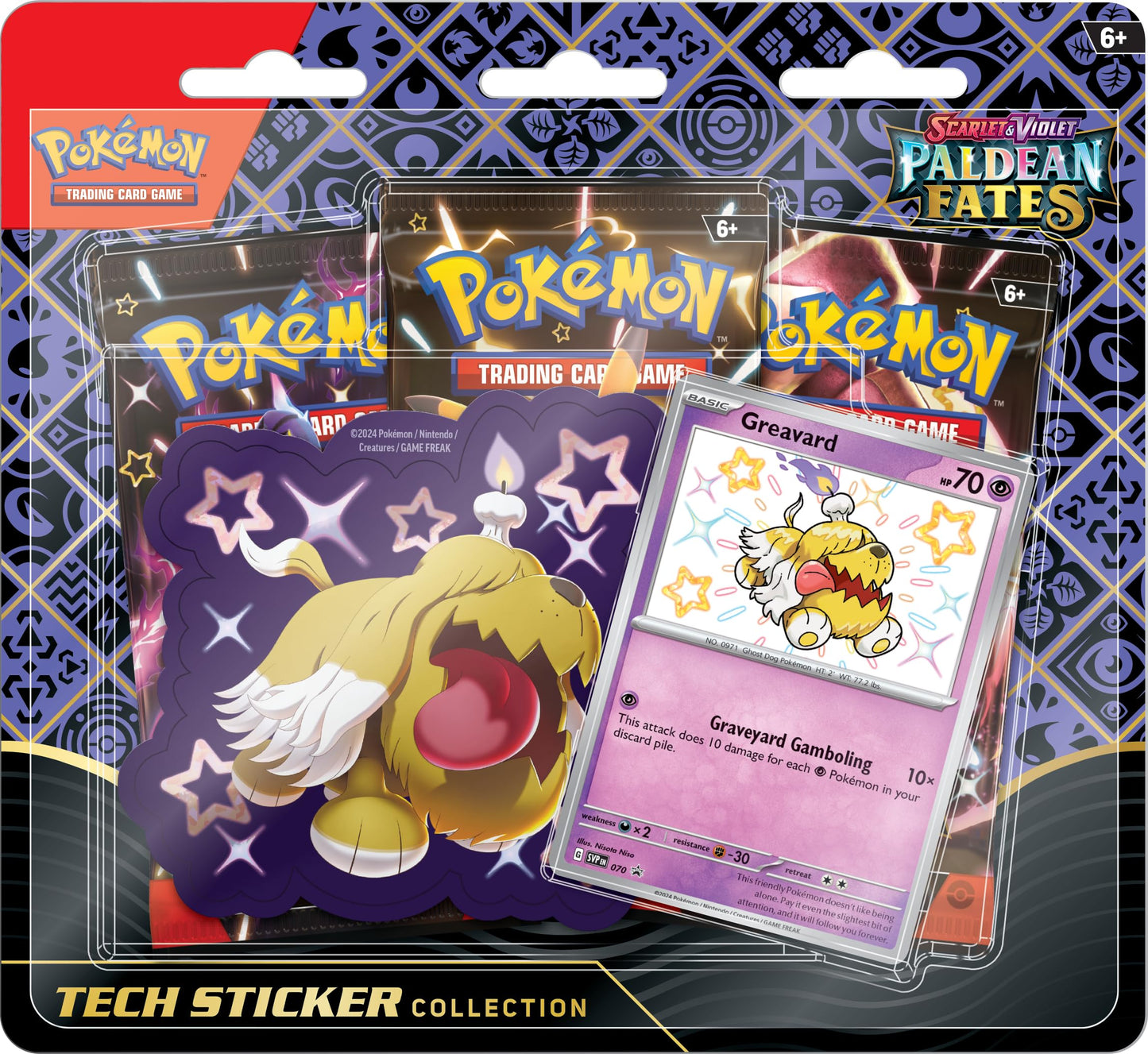 Paldean Fates Tech Sticker Collection/3-pack Blister
